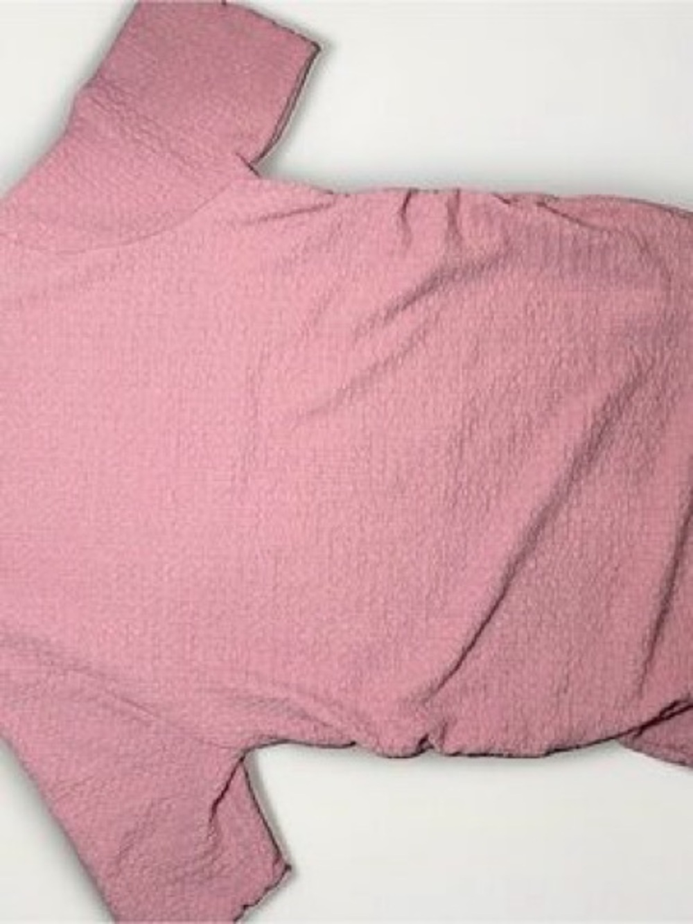 a new day Pink Textured Off-Shoulder Crop Top